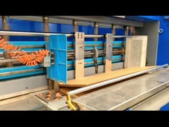 Carton box printing die cutting slotting machine with vibration stacker