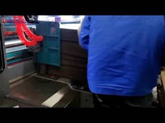 Carton box printing slotting die cutting machine with automatic vibration stacker