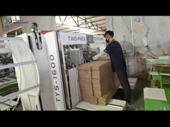 Semi auto double pieces stitching machine for corrugated carton box