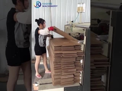 Semi Auto Corrugated Board Folder Gluer Carton Folding Gluing Machine