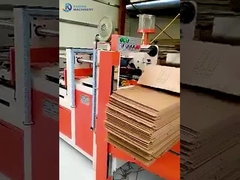 Semi Automatic Box Folder Gluer Machine for Pasting Corrugated Carton