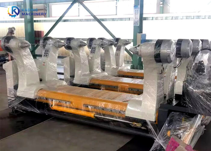 2T / 3T Electric Shaftless Reel Stand For Corrugated Paper And Carton Box