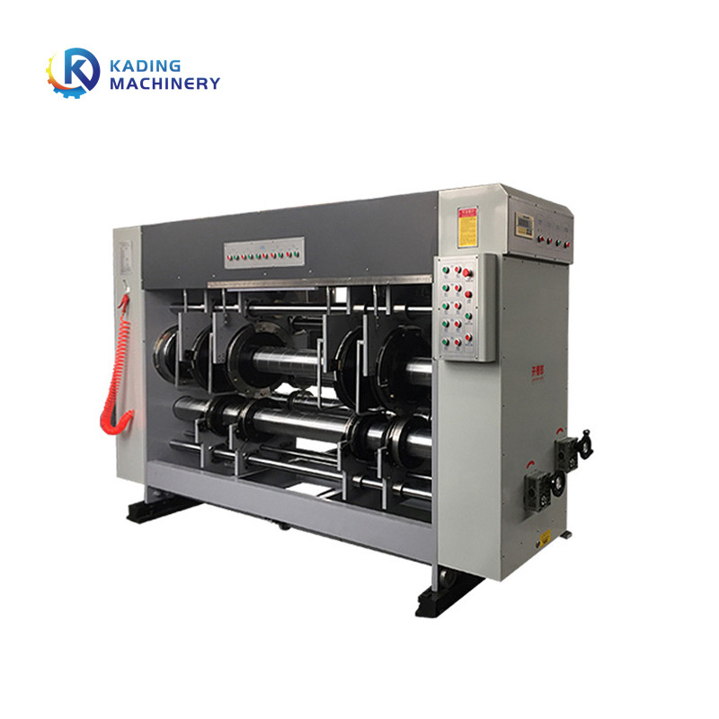 Water Ink Carton Printing Machine With Die Cutting Slotting Machine For Corrugated Cardboard