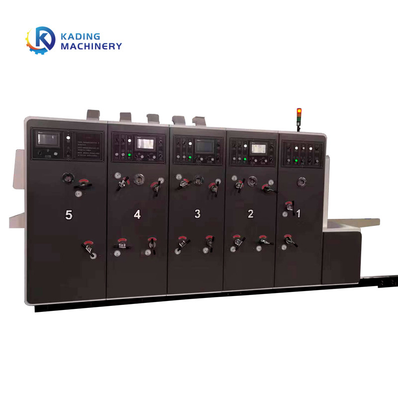 High Definition Flexo Carton Printer Die Cutting Machine For Corrugated Cardboard Carton