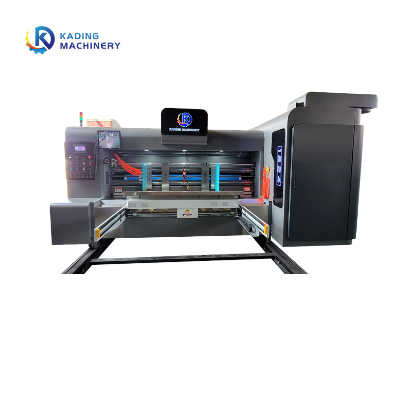 Full Automatic Leading Edge Carton Printing Machine For Corrugated Box With Automatic Feeding