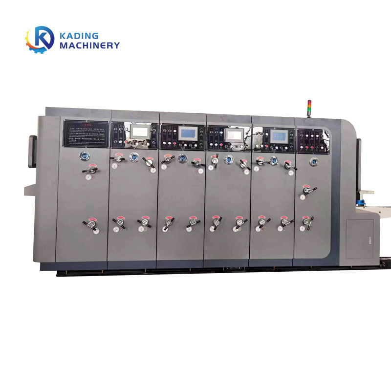 1-6 Colors Corrugated Paperboard Flexo Carton Printing Machine With 3 Colors