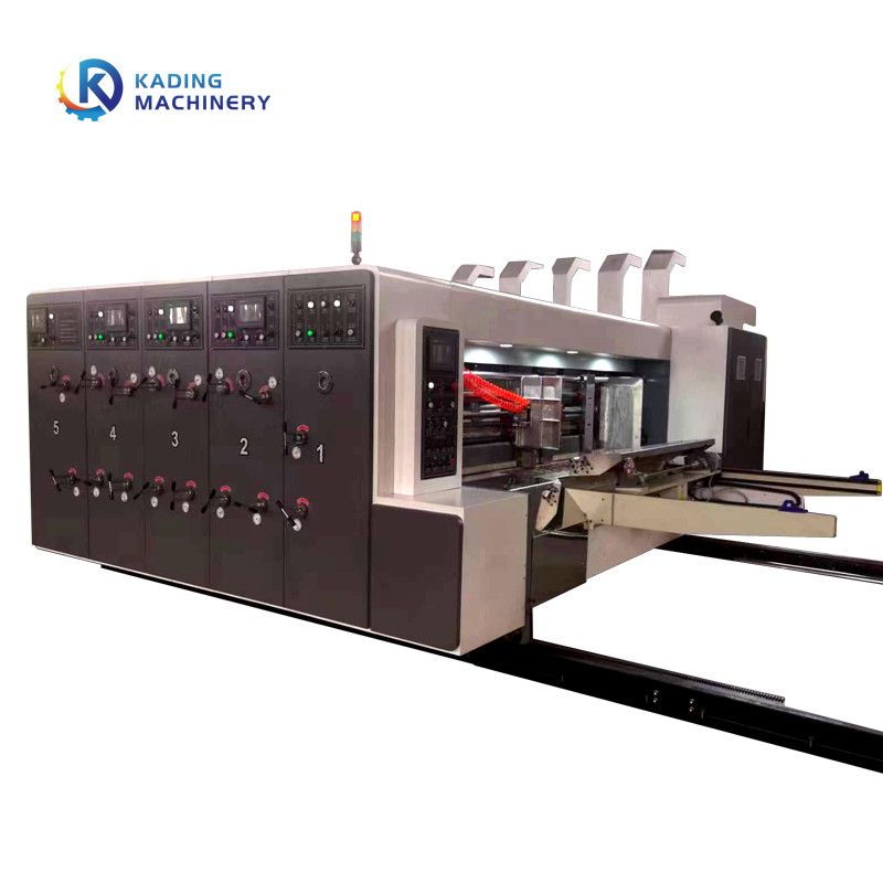3 Colors Carton Printing Machine Of Flexo Printing For 5 Layers Corrugated Board