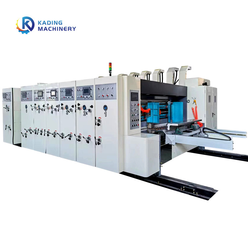 Flexographic Carton Printers For Corrugated Cardboard With Die Cutting Slotting