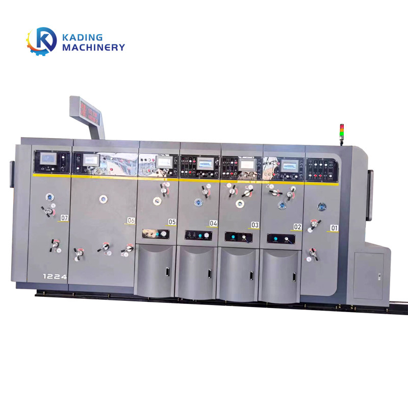 1-6 Colors Corrugated Paperboard Flexo Carton Printing Machine With 3 Colors