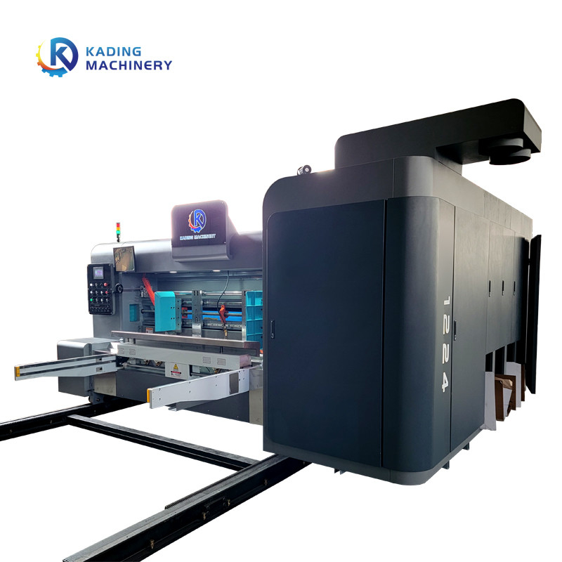 Full Auto Carton Printing Machine For 3 5 7 Layers Paper Board Of PLC Control