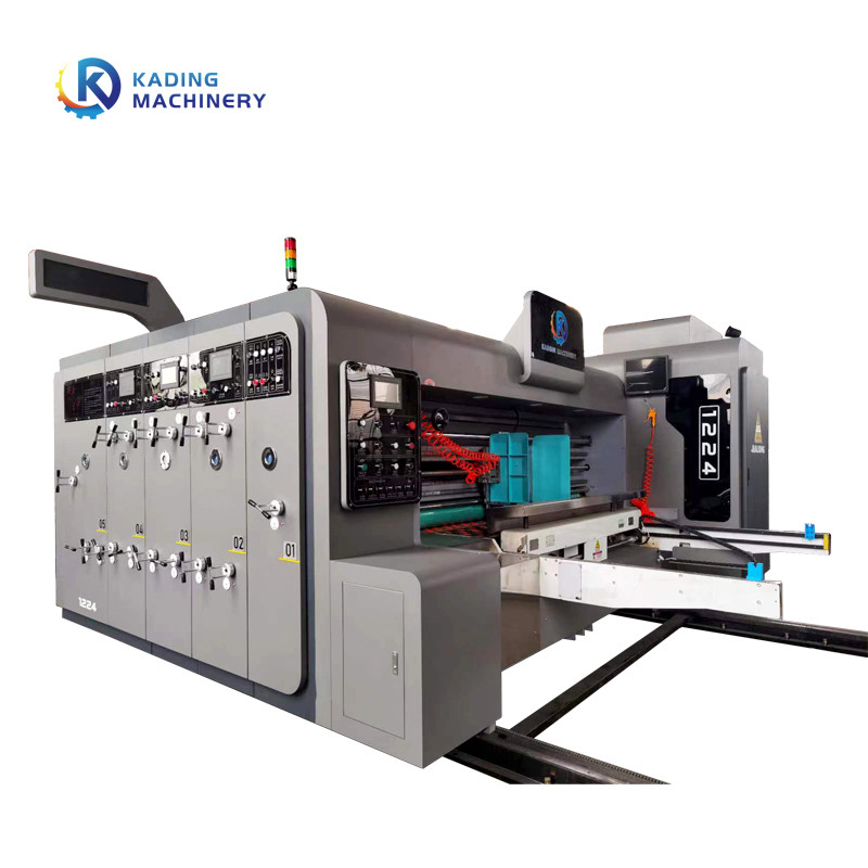 Fully Automatic Carton Printing Machine For Corrugated Paperboard And PLC Control