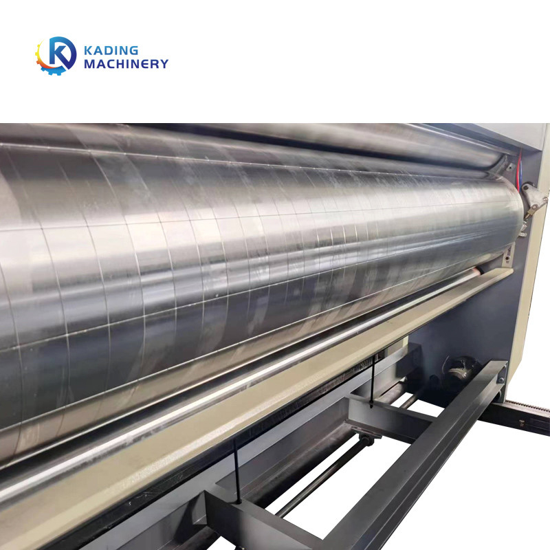 Cardboard Carton Printing Machine Leading Edge Feeding With Multi Order Storage And PLC Screen Controlled