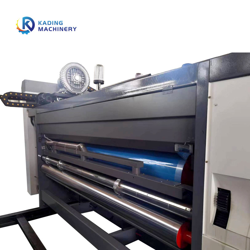 Multi Color Carton Printer Machine With Anilox Roller And Single Suction Ink Pump