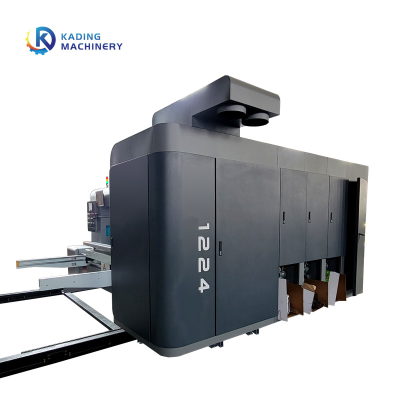 Multi Color Carton Printer Machine With Anilox Roller And Single Suction Ink Pump