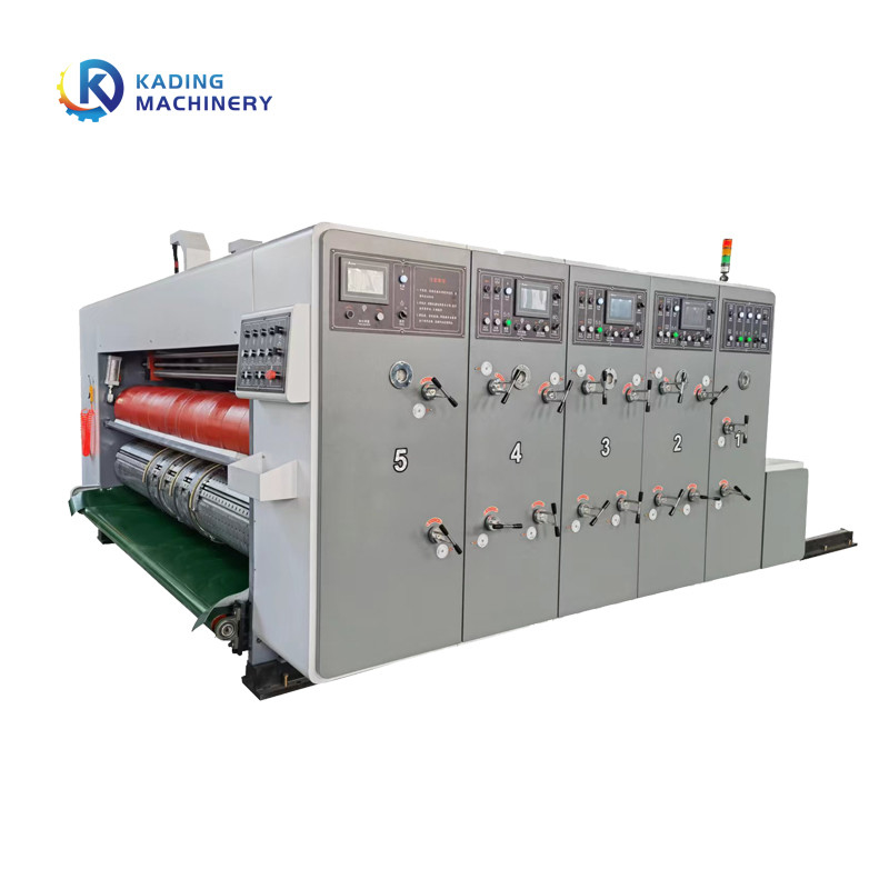 Plc Control Caton Box Die Cutting Machine With High Speed For Corrugated Paperboard
