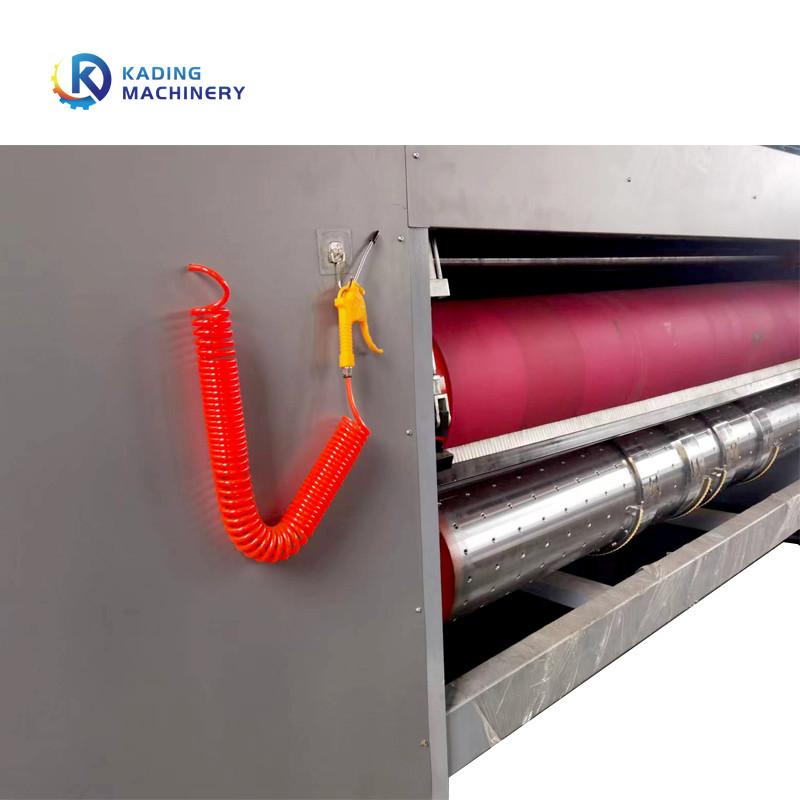 High Speed Carton Box Die Cutting Machine With Vacuum Lead Edge Paper Feeding And Electromagnetic Brake Mechanism