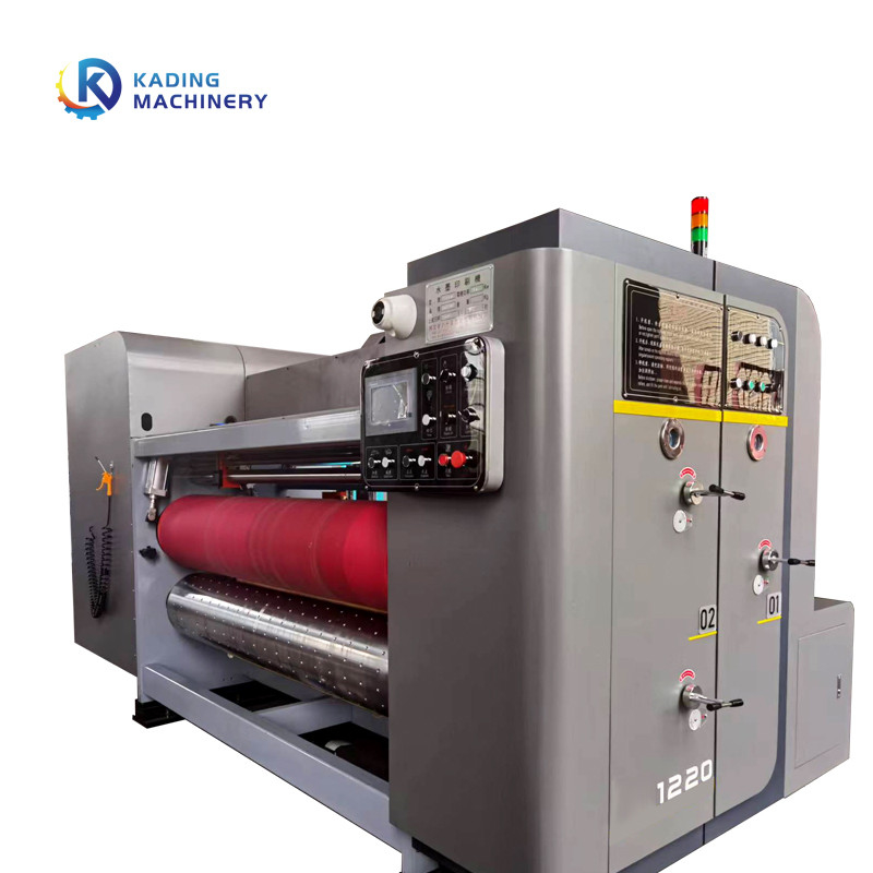 High Speed Carton Box Die Cutting Machine With Vacuum Lead Edge Paper Feeding And Electromagnetic Brake Mechanism