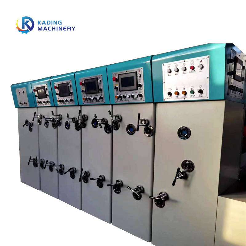 Fully Automatic Carton Box Die Cutting Machine With 5 Colors Printer And Slotter