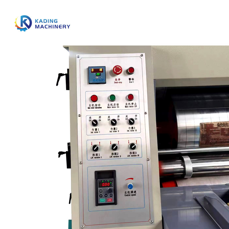 Chain Feeding Carton Box Die Cutting Machine Flexo Printing Slotting For Small Box