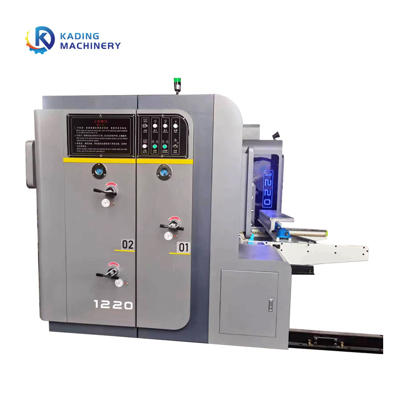 Lead Edge Feeding Carton Box Die Cutting Machine With Carton Box Printing Slotting For Corrugated Box