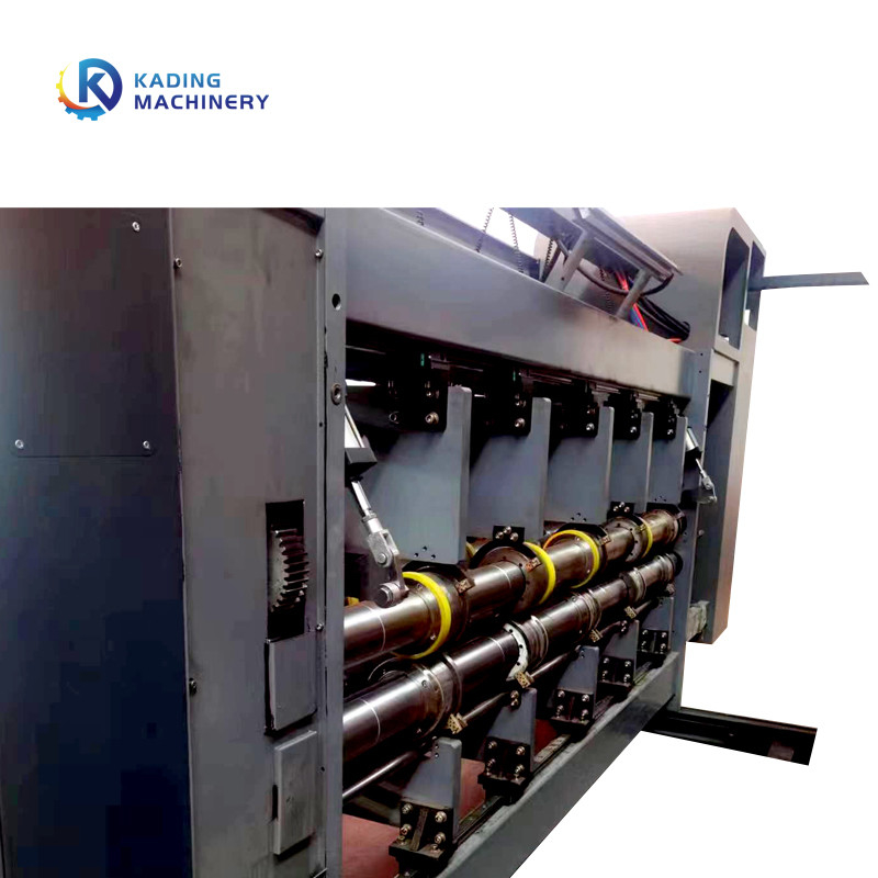 Flexographic 4 Colors Corrugated Flexo Printing Machine Of High Speed