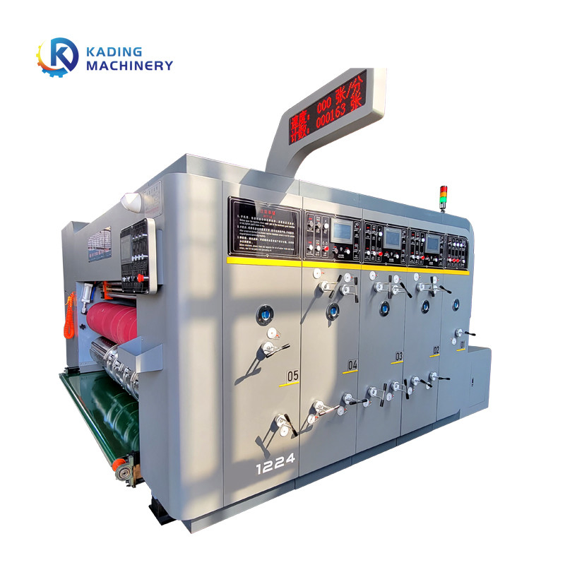 Fully Auto Carton Box Cardboard Die Cutter With Plc Panel For Corrugating Cardboard
