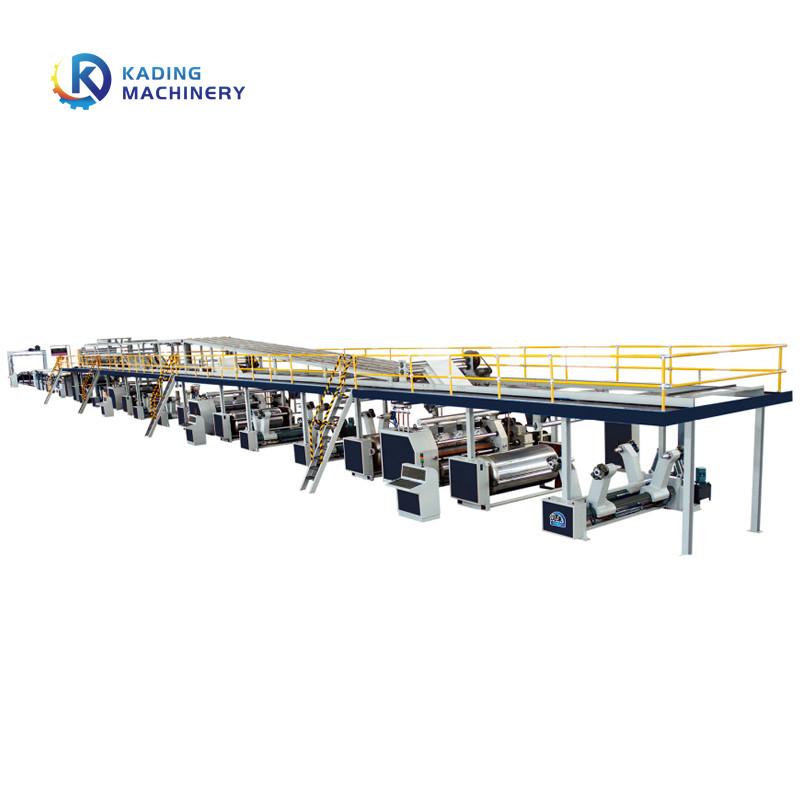 Fully Automatic Corrugation Line With 7 Ply Sheet Board Making Machine