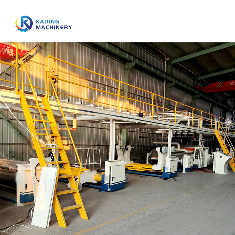 100m/Min Carton Box Manufacturing Machine With Single Facer For 3 Ply Paperboard