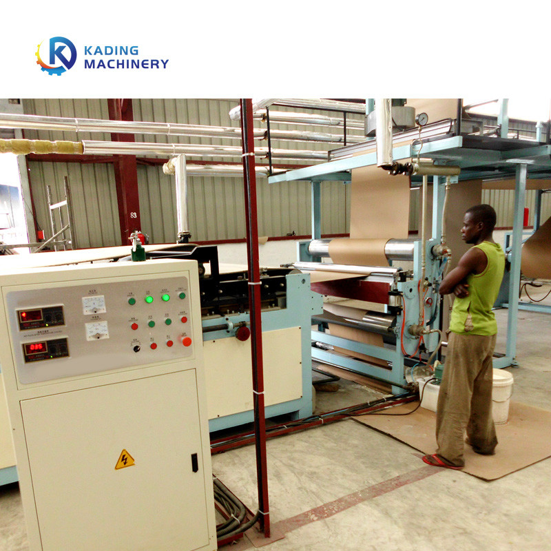 Paper Sheets Corrugated Making Machine With Three Section Belt  High Speed