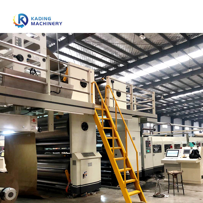 Pneumatic Control Corrugation Line Sheet Board Making Machines With High Speed