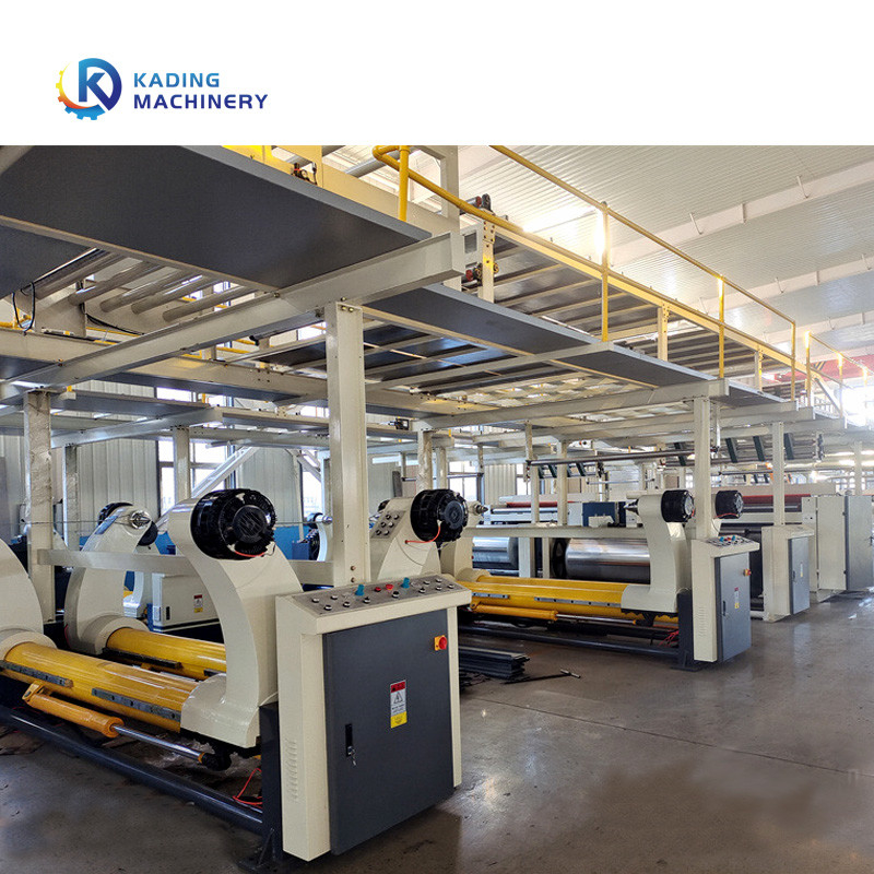5 Ply Corrugation Line Carton Box Making Machine Corrugated Paper Sheets