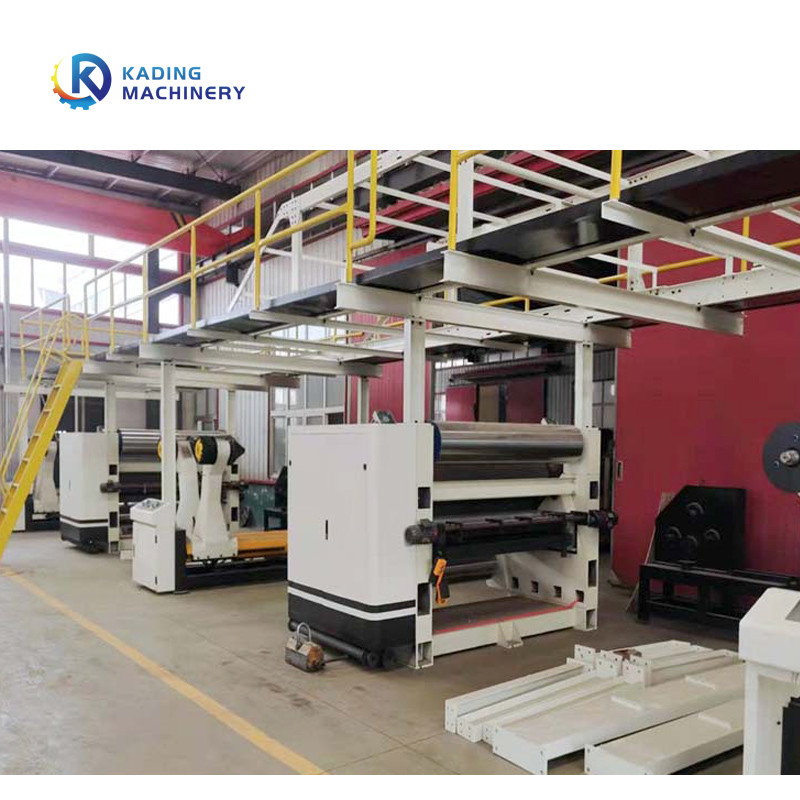 High Speed Corrugation Line With Stacker Machine For 3 / 5 / 7 Ply Corrugated Board