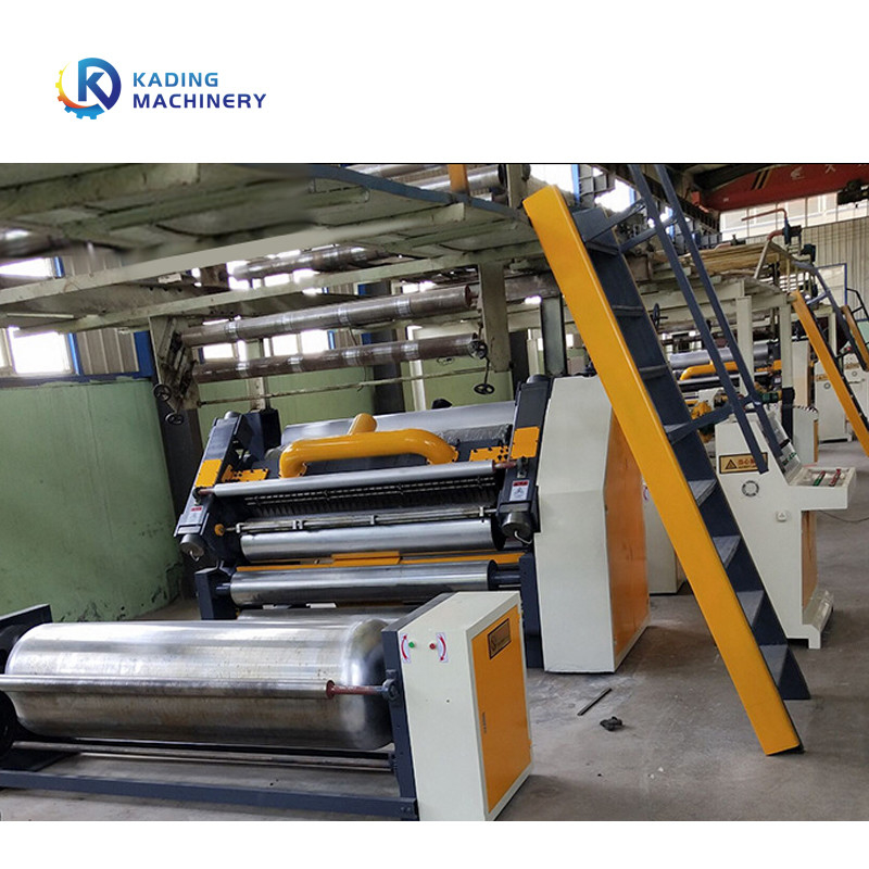 Full Automatic Paperboard Corrugated Cardboard Production Line With 180m/Min Speed