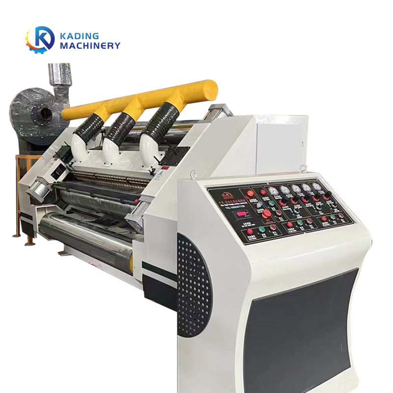 Corrugated Paper Sheets Corrugation Line 120m/Min Speed With Rotary Cutting Machine