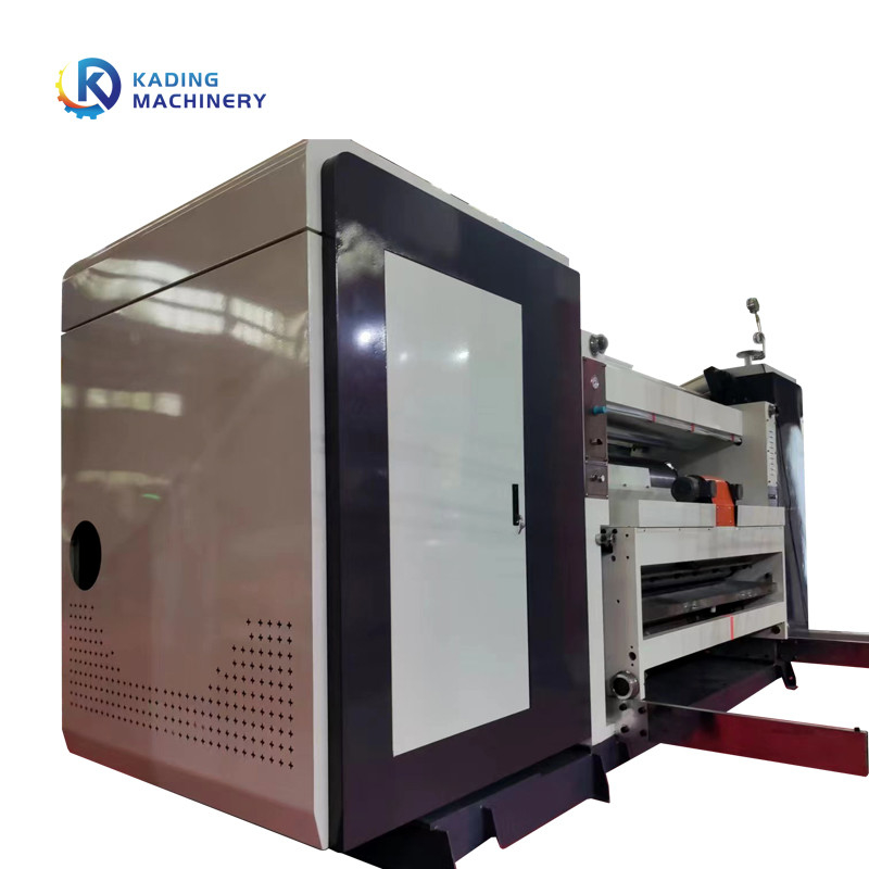 Corrugated Steam Heating Fingerless Single Facer Machine 1400mm Width Corrugated Paper