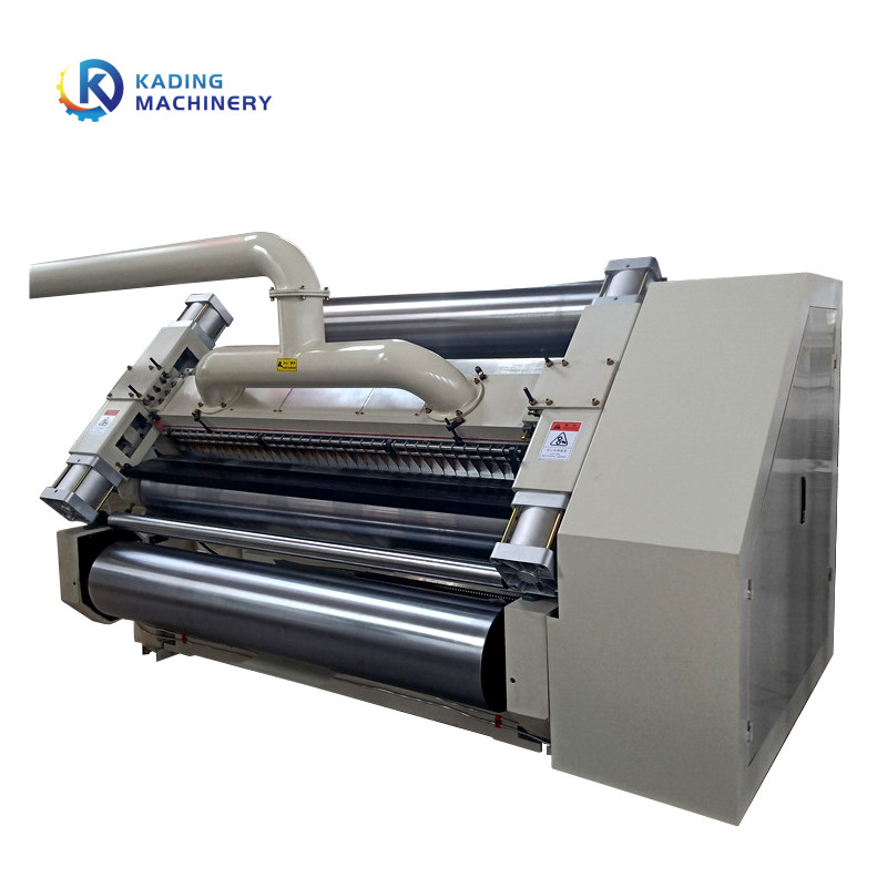 Electrical Adjustment Single Facer Corrugated Machine Carton Manufacturing Machine Fingerless Type