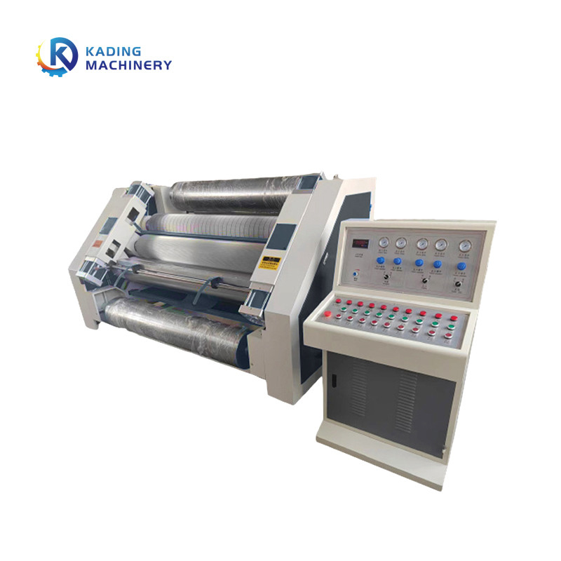 1400mm To 2200mm Paper Fingerless Single Facer Machine For Corrugated Board Making Linkage