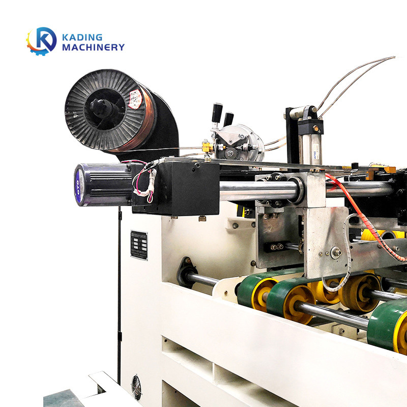 Single Piece Corrugated Box Stitching Machine Double Servo 99 Sheets/Min