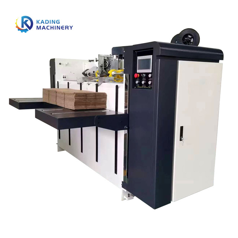 Semi Auto Corrugated Stitching Machine For 3 / 5 Ply Cardboard Of 600nails/Min Speed