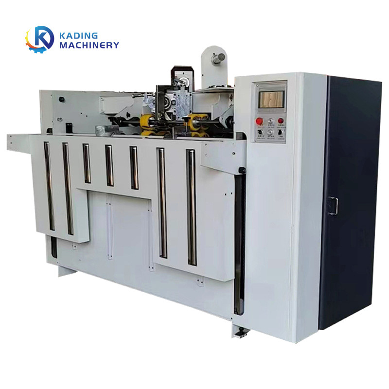 PLC Computerized Corrugated Box Stitching Machine For Corrugated Carton With Lifting Platform