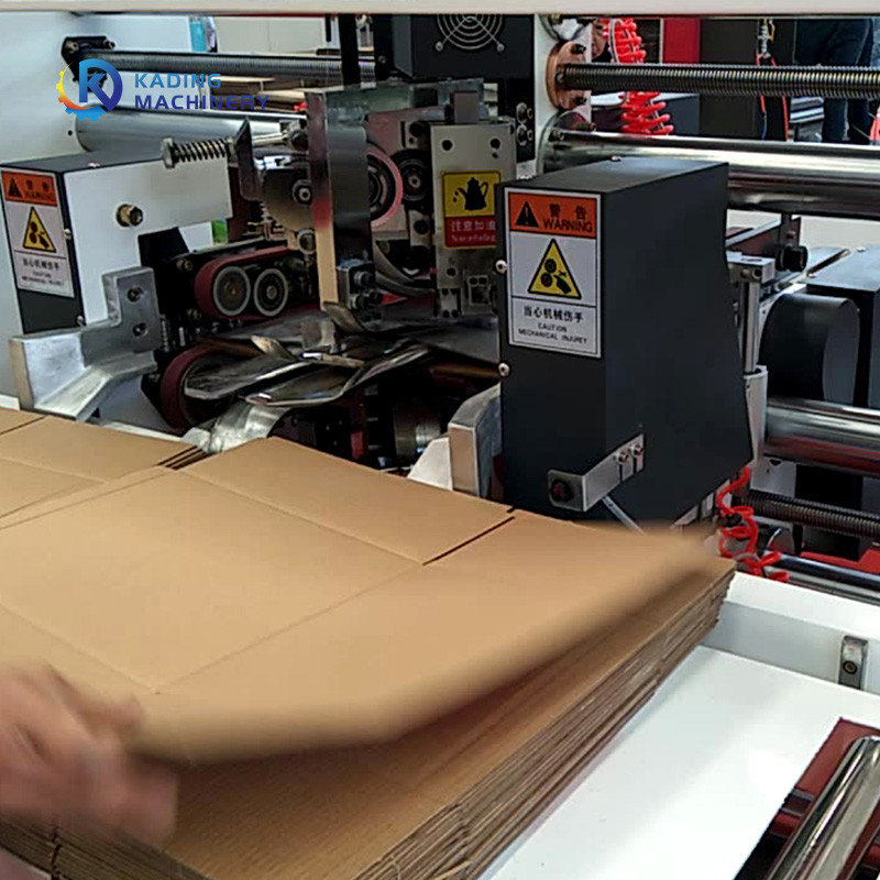 3500mm Corrugated Box Stitching Machine With PLC Touch Screen And Manual Feeding