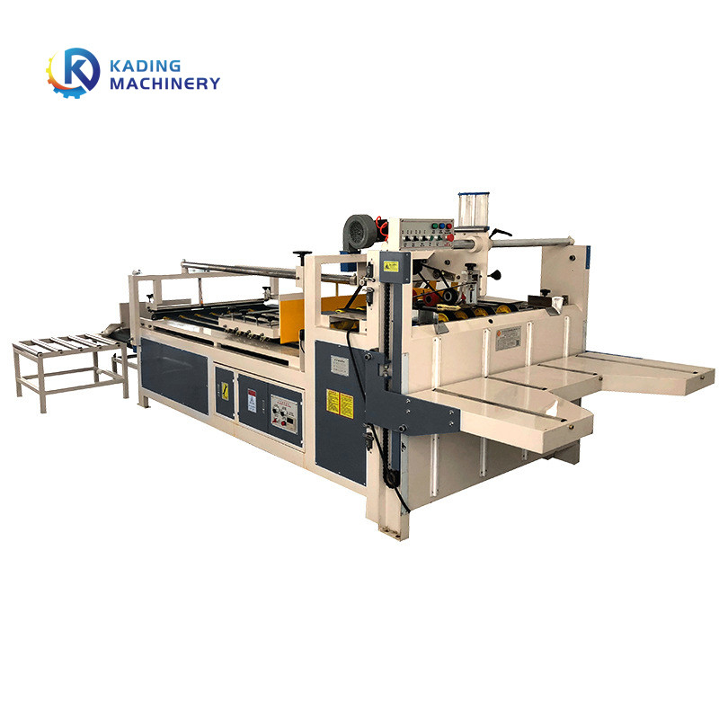 60pcs/Min Semi Automatic Folder Gluer Machine For Corrugated Cardboard
