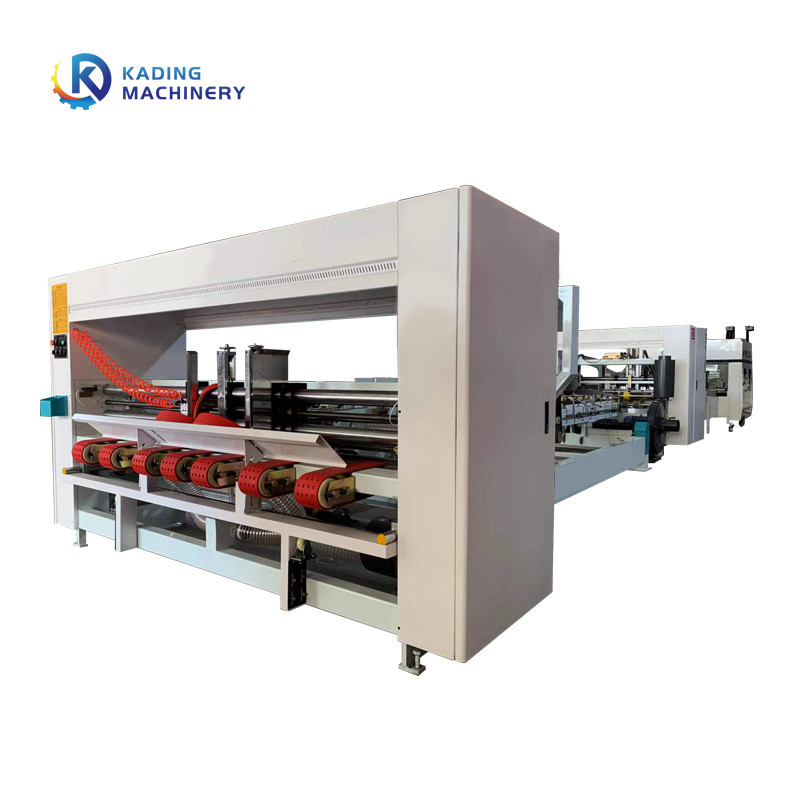 Full Automatic Folding Gluing Machine With Auto Counting Function For Pasting Gluing Case