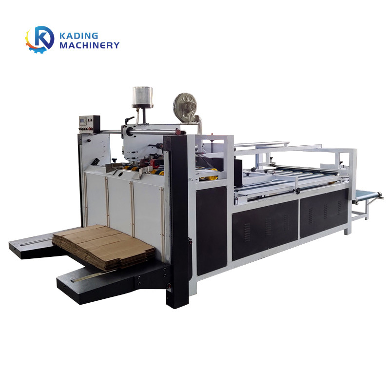 Single Piece Folder Gluer Machine Of 40pcs / Min Working Speed For 2800mm Carton Box