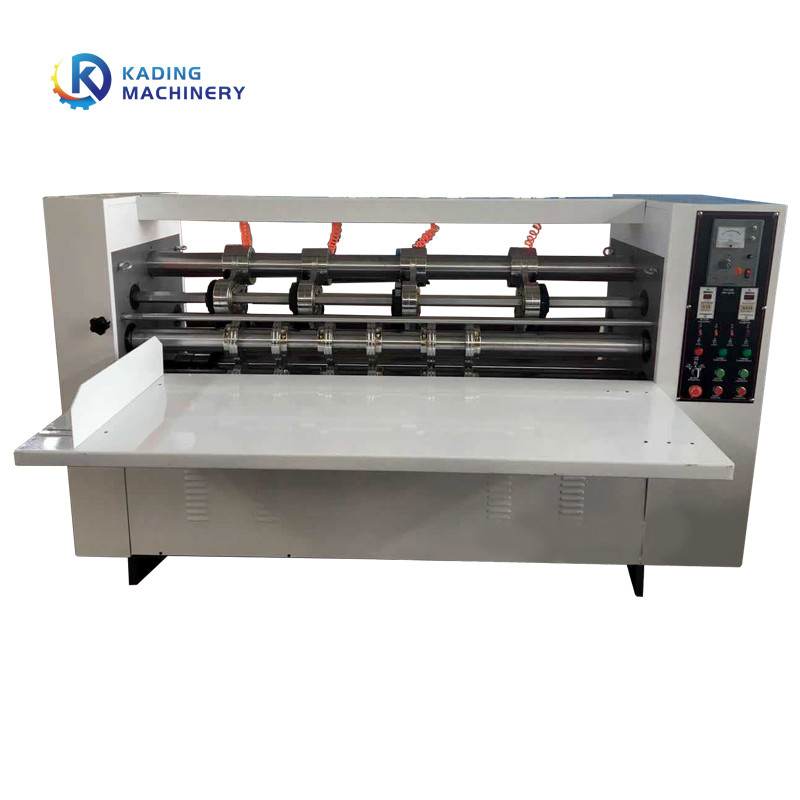 Manual Feeding Slitting Machine Of Electric Adjustment 4 Slitters 6 Scorers
