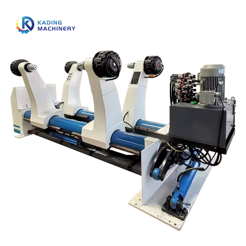 380V 220V Electric Type Shaftless Reel Stand With Manual Brake For Supplying Paperboard