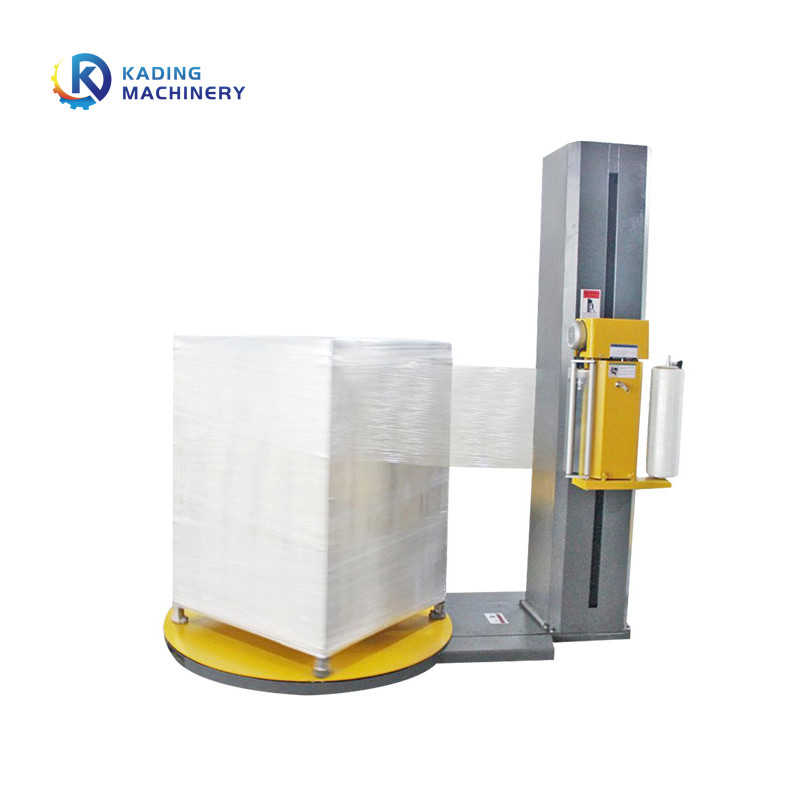 Semi Automatic Pallet Wrapping Machine Of 2500mm Height For Corrugated Paperboard