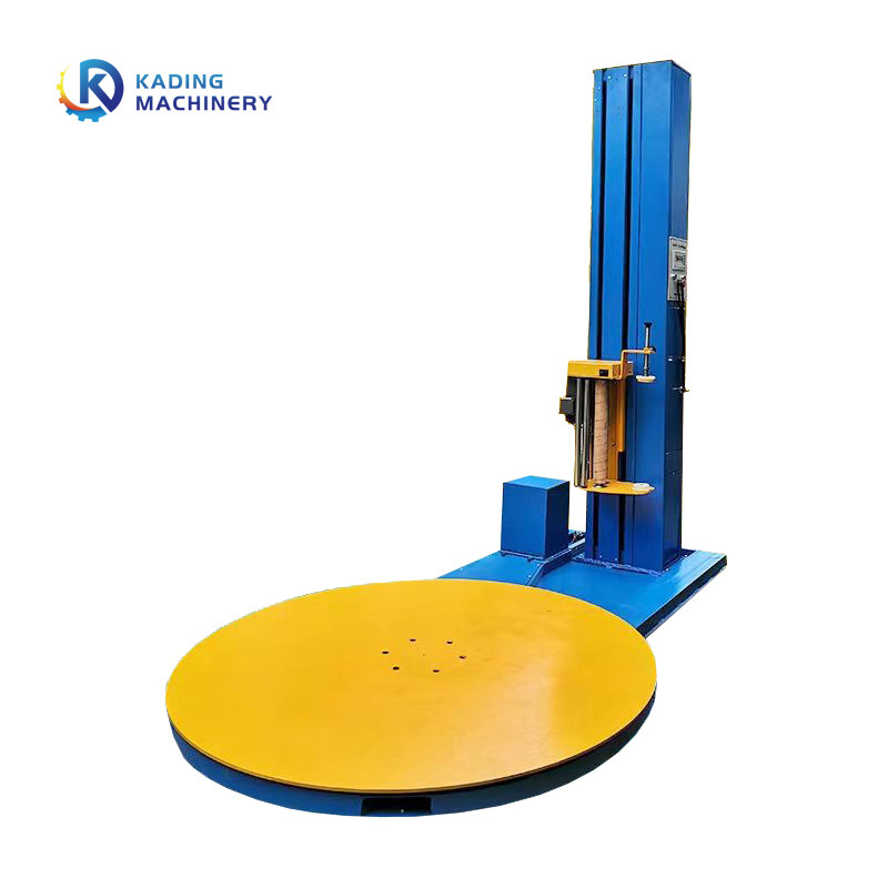 20-40pcs/hour Semi Auto Stretch Wrap Machine For Corrugated Box Packing 2200mm Diameter