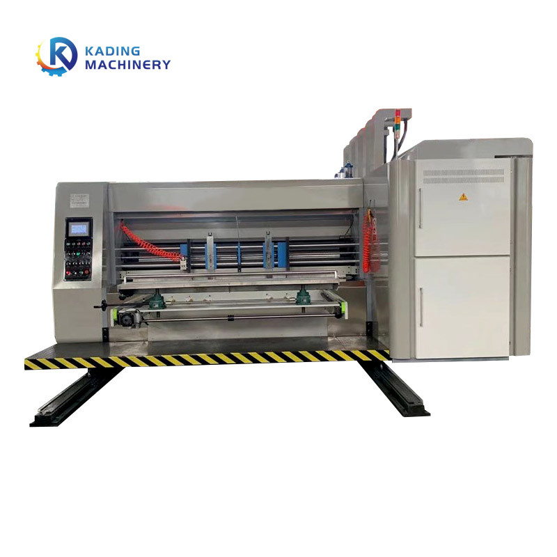 Front Edge Feeding Corrugated Box Printing Machine With Slotter Die Cutter