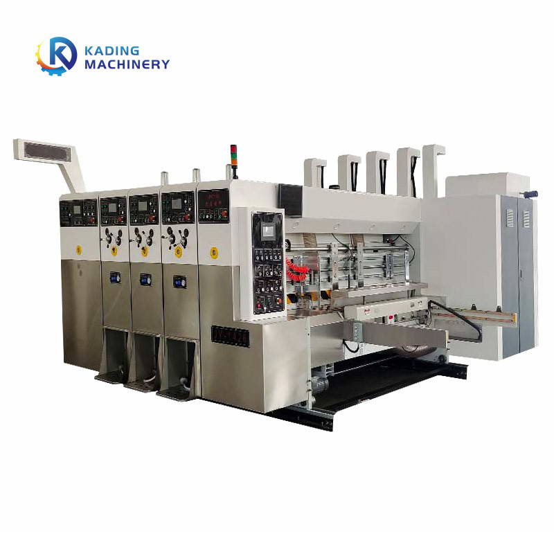 PLC Control Corrugated Box Printing Machine For Taco Box Making